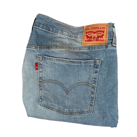 Levi Strauss & Co. Denim - Levi Strauss & Co Boyfriend Jeans Women's Size 33‎ Distressed Light Wash Denim